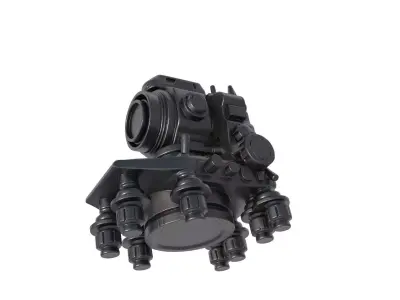 Industrial Sci Fi Engine - science fiction Engine - engine 3D print model