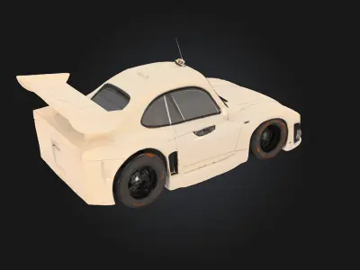 Classic Racer  Speed and Elegance Combined 3D model