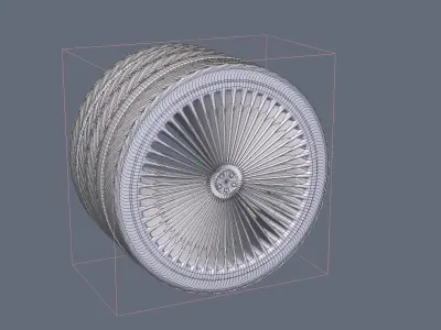 Wheel rim  3D model by Arcles111