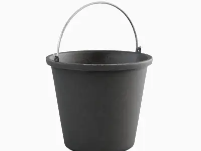Industrial Bucket 03 Low-poly 3D model