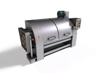 Washing machine industrial Low-poly 3D model