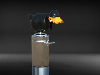 knob for duck transmission lever with a pure high polygons  3D model