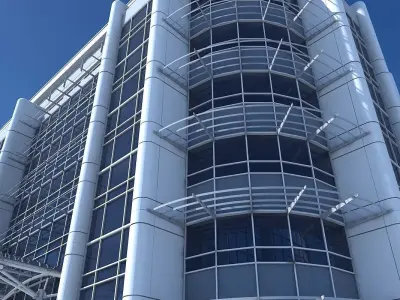 Office Building 707 3D model