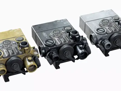 Laser sight DBAL-A2 Low-poly 3D model