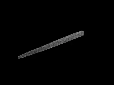 Anydrafts Chisel 01 Low-poly 3D model