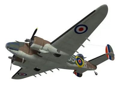 Lockheed Hudson 3D model purchase