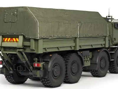 Truck 815-7 8X8 2020 3D model