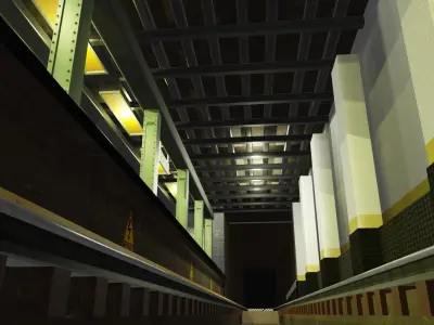 Subway Station Pack in Blender 3D model