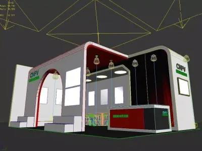 Exhibition - Area - 6X9-3DMAX2010-021 3D model