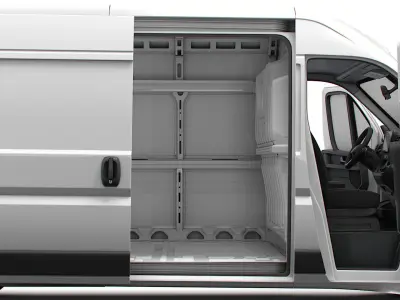 Fiat Ducato Van L3H2 HQ Interior 2023 3D model