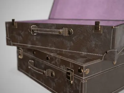 Storage Case PBR Low-poly 3D model