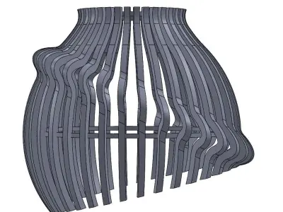 Parametric luminaire 3D model