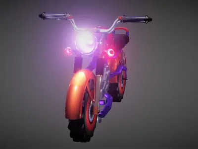 Motorcycle 3D Model 3D model buy