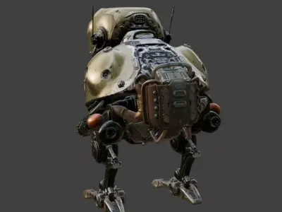 Chick Tank 3D model