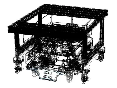 MiR100 Lift Top Module 3D model