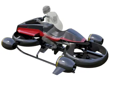 hoverbike 3D model
