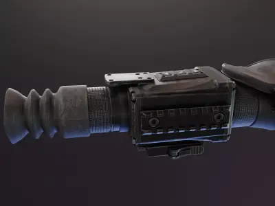 mini TSD Scope Low-poly 3D model