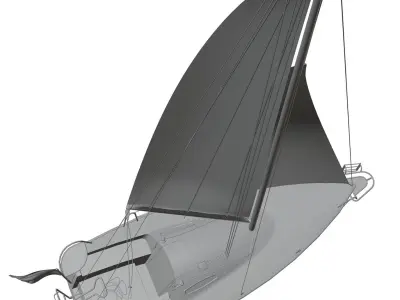Sailboat 3D model