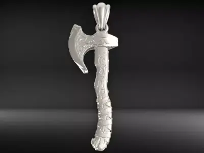Axe pendant 3D print model
