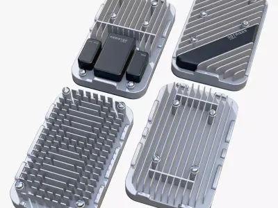 Cooling Heatsink Set M1 3D model