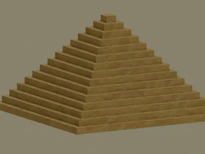 Pyramid Low-poly 3D model