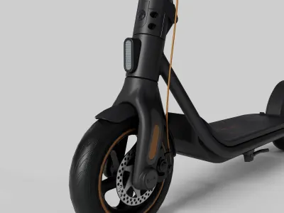 KickScooter LowPoly PBR Low-poly 3D model