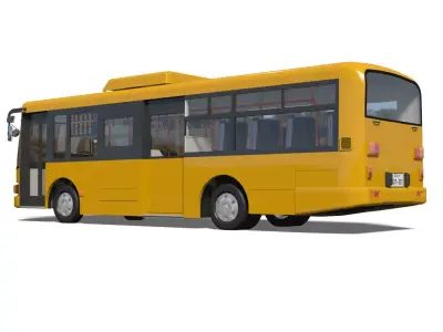 transit bus 3D model