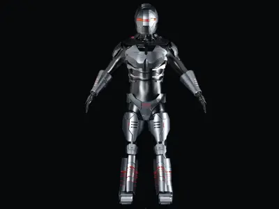 Robocop Troopers Low-poly 3D model