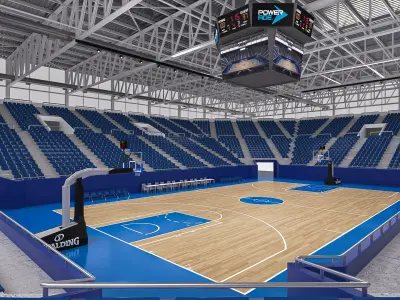 Basketball Arena 03 3D model