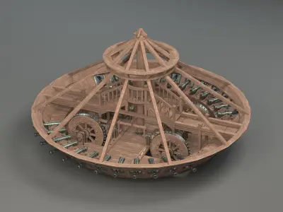 Leonardo Tank Concept 3D model