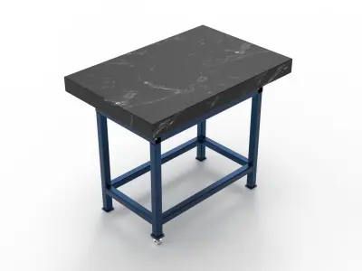 Precision measuring table Low-poly 3D model