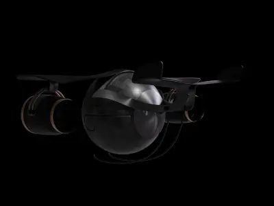 Sci-fi Camera Drone Free 3D model