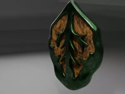 Stylized Shield Game ready High poly 3D model