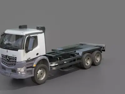 Mercedes Benz Arocs Semi Truck 3D model