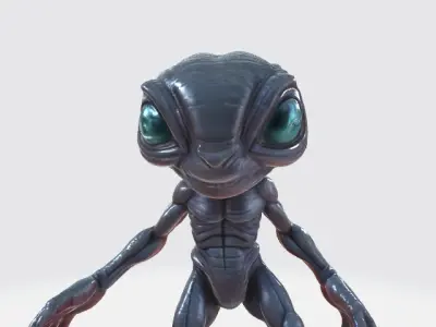 Alien 3D model 26