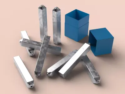 Numarator Set 4K 3D model