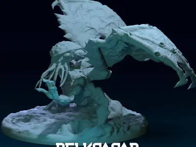 Cthulhu Rising in Dynamic pose 3D print model
