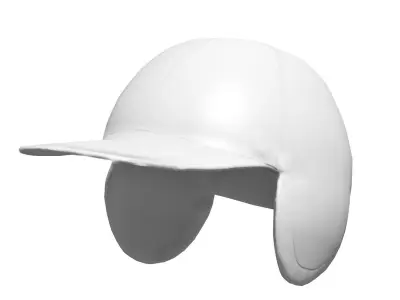 Army Cap with Ear Flaps Low-poly 3D model