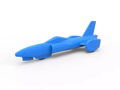 Spirit of America jet car 1964 Scale 1 to 50 3D print model