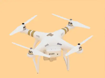 DJI-Phantom-3 3D model