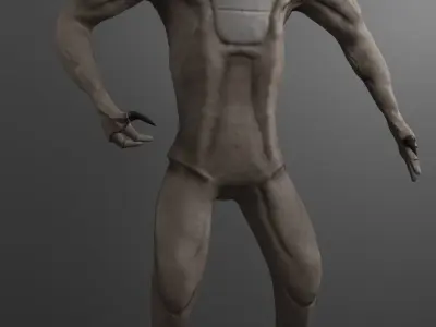 Sci-Fi Creature No X11 Low-poly 3D model