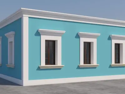 Mexican House  3D model purchase