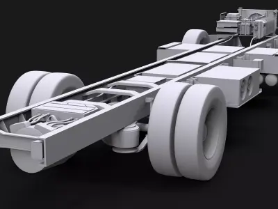 Full Electric Truck Chassis UT 3D model