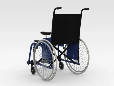Wheel Chair 3D model buy