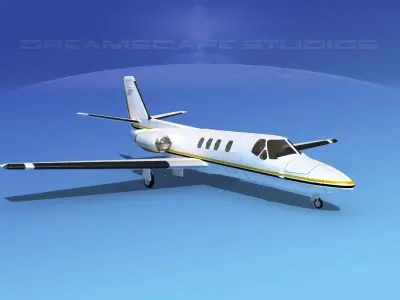 Cessna 500 Citation I V09 3D model