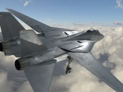 Grumman F-14 Tomcat 3D model by atp-studio