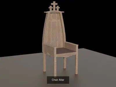 Small Church 3D Model Pack