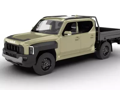 Kia Tasman Chassis 2026 3d model 3D model