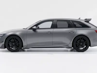 2025 Audi RS6 Avant GT Performance Sportback Low-poly 3D model