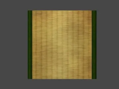 tatami shield Low-poly 3D model